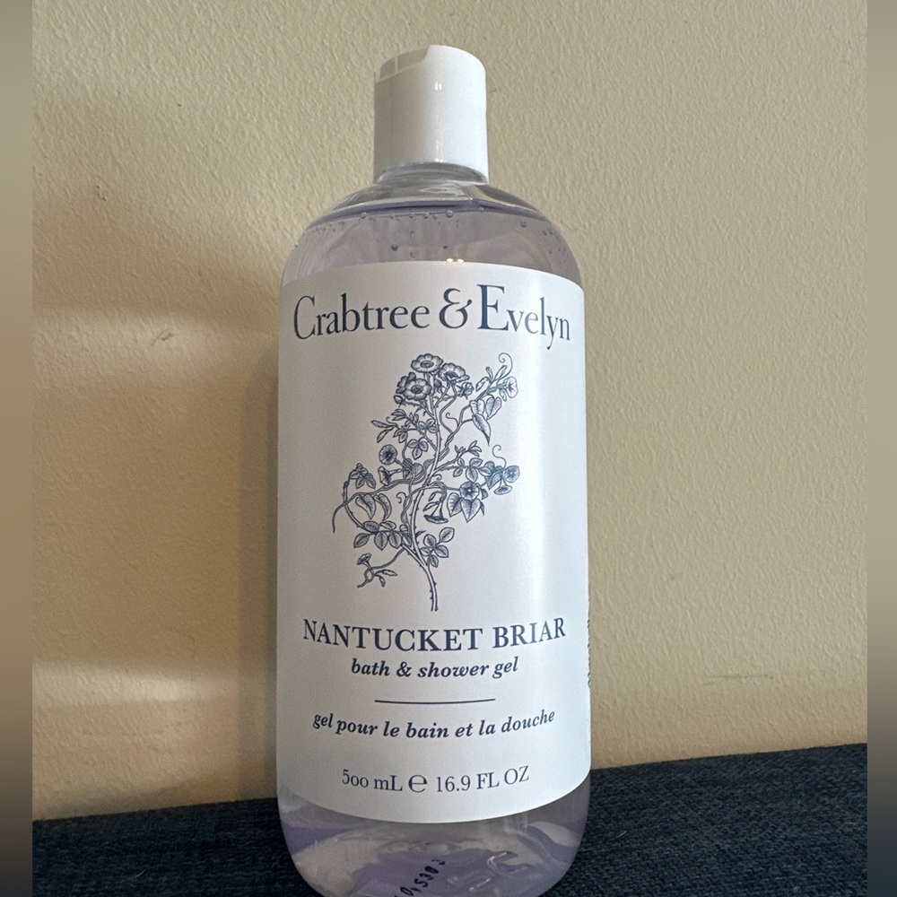 Crabtree & Evelyn NANTUCKET BRIAR Bath & Shower Gel 16.9oz RARE DISCONTINUED